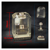 SXK VapeSnail Style Replacement Tank RBA + 4.0mm Chimney + Base Deck W/ 4 AFC Tubes + 4 MTL Pins for SXK BB / Billet Box Mod Kit