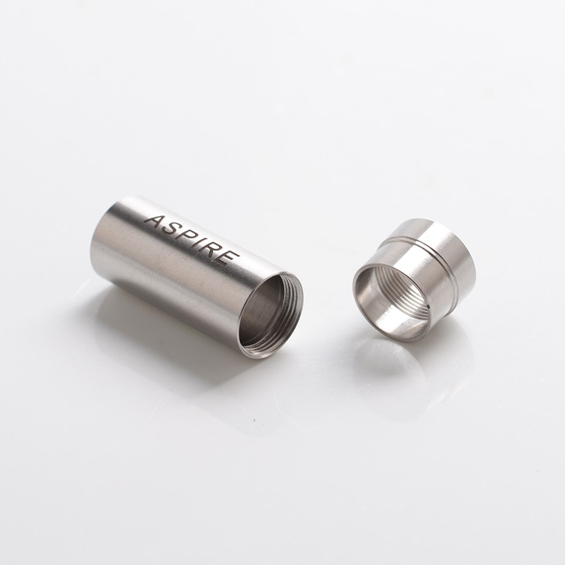 SXK Replacement Aspire Nautilus Coil Adapter for SXK BB / Billet Style Box Mod Kit - Silver, 316SS, 29mm Height, 10mm Diameter