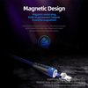 Kumiho K1 V2 3 in 1 Magnetic 3A Braided Fast Charge Sync Cable for for iPhone 12/ Samsung / Huawei / Xiao MI 