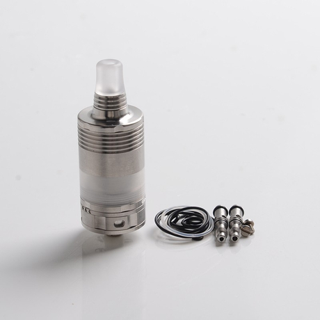5AVape BY-kA V.9 V9 MTL RTA Rebuildable Tank Atomizer - Silver, Nano Version 3.0ml, 22mm Diameter