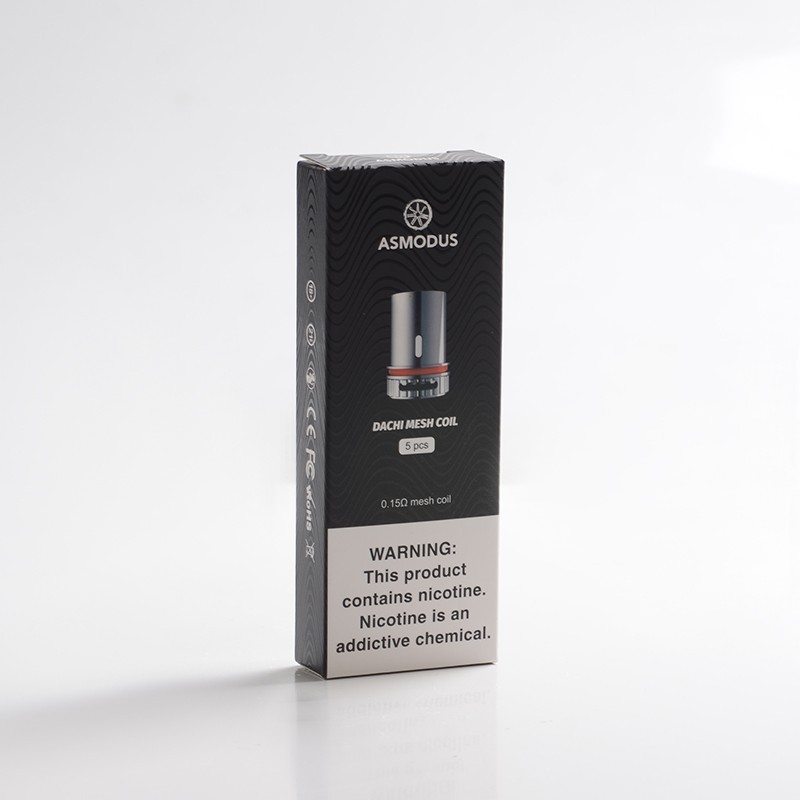 Asmodus Dachi 2 in 1 Pod Mod Vape Kit Replacement Coil Heads - 0.15ohm (40~80W) (5 PCS)