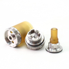 SXK Four One Five 415 V2 Style MTL RTA Atomizer - Silver, 316SS + PEI, 4ml, 22mm, Diameter