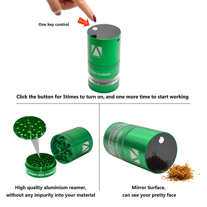  Mini Small Herb Grinder Electric Herb Grinder With USB