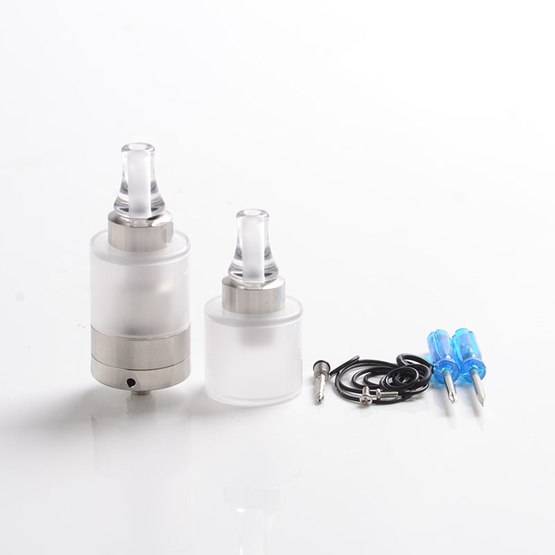 KF Lite Plus Style 2021 RTA ATomizer du réservoir de reconstruction avec kit de tube de réservoir PC de rechange, 4,0 ml, PC SS +, diamètre de 22 mm