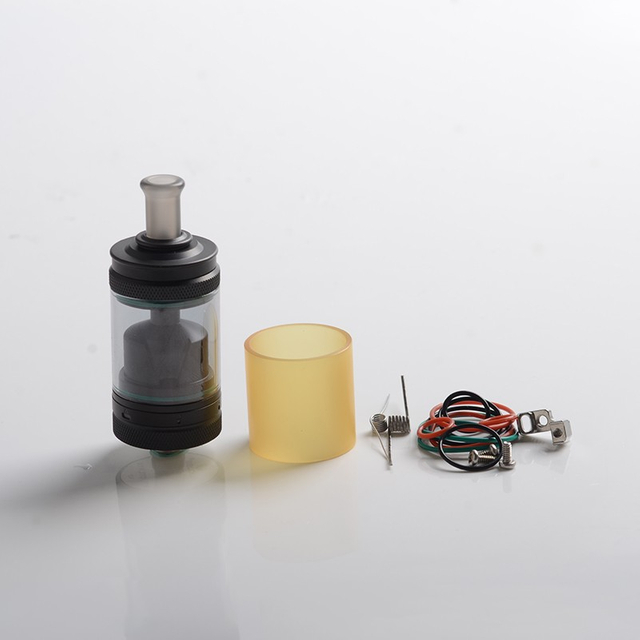 Auguse MTL / DTL V2 RTA Rebuildable Tank Vape Atomizer, 3.0ml, SS + Glass, 22 Diameter