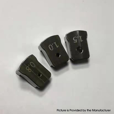 YFTK Skyline R / Skyline-R Style RTA Replacement MTL Airdisks Set - 0.8mm / 1.0mm / 1.5mm (3 PCS)