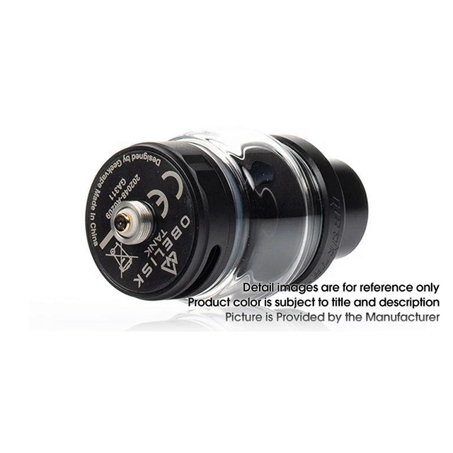 GeekVape Obelisk Sub Ohm Tank Clearomizer Vape Atomizer, 5.5ml, 0.4ohm / 0.2ohm, 25mm Diameter