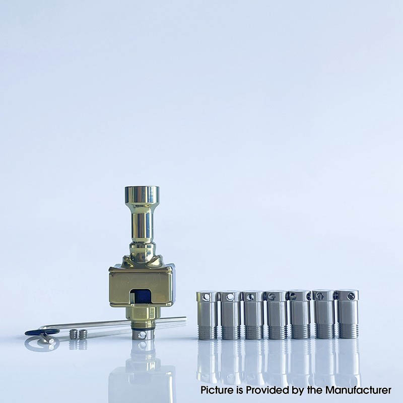 Rekavape UnKwn Glitch Style RBA Bridge for Billet / Boro Mod 8 PCS Air Pin