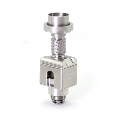 SXK MISSION XV Astra Style RBA Bridge for Billet / Boro Mod - Silver, 316SS, 5 PCS Air Pin 