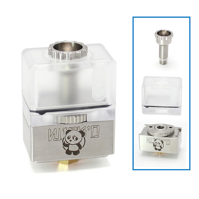 SXK Link D RBTA Airflow Inserts Style RTDA Replacement Tank RBA for SXK BB /Link D RBTA - Silver, 316SS + PC, 3.5ml, 1.2, 2.0, 2.5, 3.0 mm