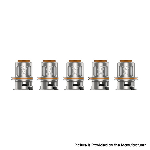 Authentic GeekVape Z Max Sub Ohm Tank Replacement M0.3 Dual Coil Head 0.3ohm 0.14ohm 0.2ohm KA1 (55~65W) (5 PCS)