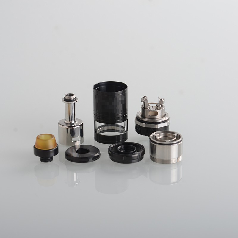 عملاق VAPOR GIANT VG V6S V6 S 2020 RTA دبابة إعادة بناء Vape Atomizer 5.5ml / 7.0ml ، SS + Glass / PEI ، قطرها 23 ملم