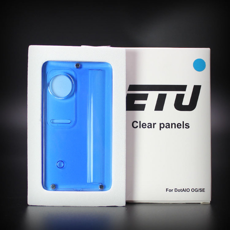 ETU Replacement Front + Back Door Panel Plates for dotMod dotAIO Pod System - Transparent PCTG (2 PCS)