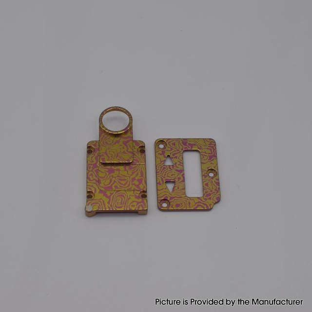 Authentique jeu de plaques intérieures MK MODS Ti-type2 pour SXK BB/Billet Box Mod Kit Titane