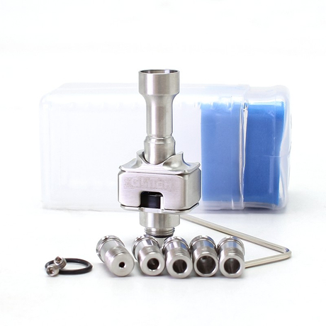 SXK UnKwn Glitch RBA Style RBA Bridge for Billet / BB / Boro Mod - Silver, 6 PCS Air Pin