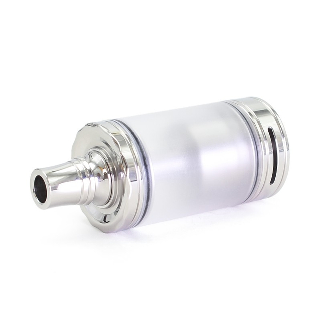SXK Diplomat Style RDL RTA Rebuildable Tank Atomizer - Silver, 5.7ml, 2 PCS Air Pin 3.5 / 4.0mm, 23mm Diameter