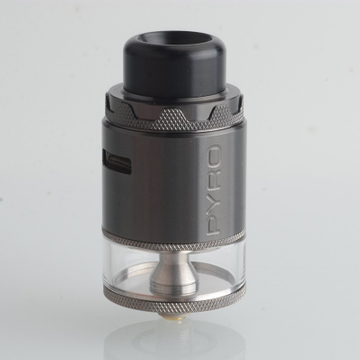 Authentic Vandy Vape Pyro V4 IV RDTA Rebuildable Dripping Tank Vape  Atomizer 5ml, SS + Glass, 25.5mm Diameter & Reviews - shareAvape