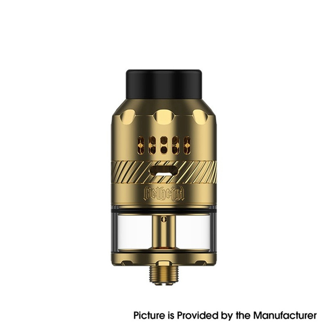 Authentic Hellvape Helheim RDTA Rebuildable Dripping Tank Vape Atomizer 4.5ml with BF Pin 25mm Diameter