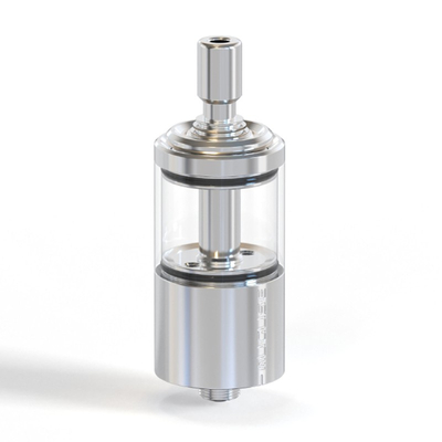 Authentic Auguse Kuaifu 22mm RTA Atomizer - Silver, 4.0ml, 2 x 0.9mm, 2 x 0.8mm, 2 x 1.0mm, 2 x 1.2mm, 1 x Non Porous, 22mm
