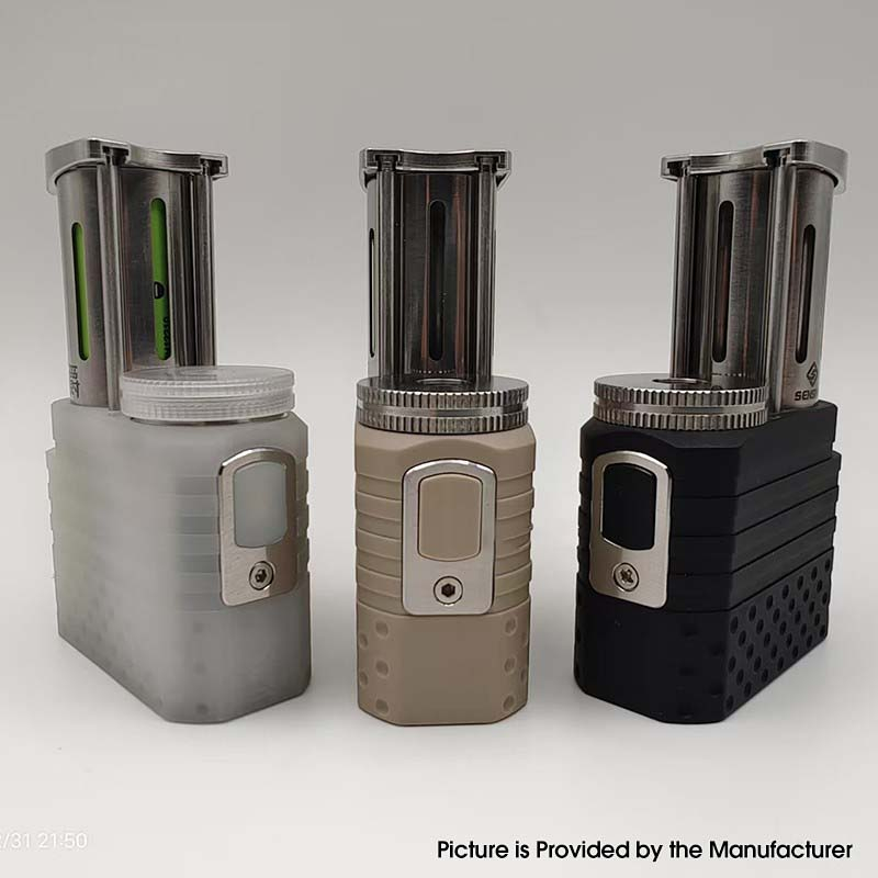 Jue SBS Side by Side Box Mod - Beige/Black/White 18350/18650 Vape 