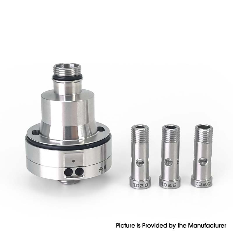 SXK Monarchy Ost Old School Style MTL/DL Base for Ost Old School MTL / DL RTA Atomizer - Silver, Air Pin 