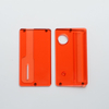 Replacement Front + Back Door Panel Plates for dotMod dotAIO Vape Pod System - Translucent Red, PCTG (2 PCS)