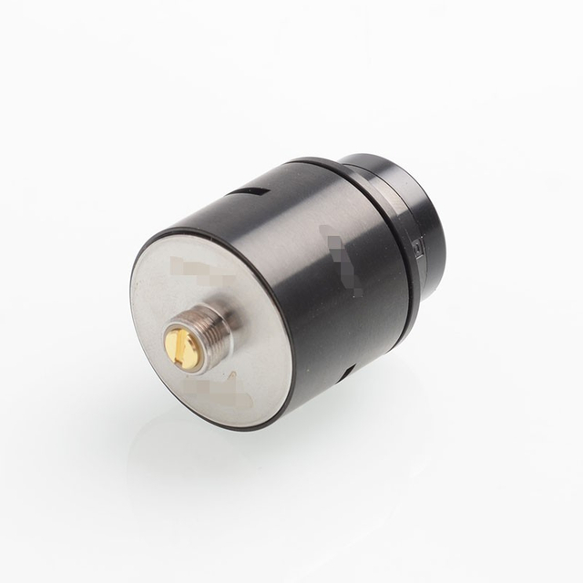 C2MNT COSMONAUT V2 Style RDA Rebuildable Dripping Atomizer w/ BF Pin - Black, Stainless Steel, 24mm Diameter