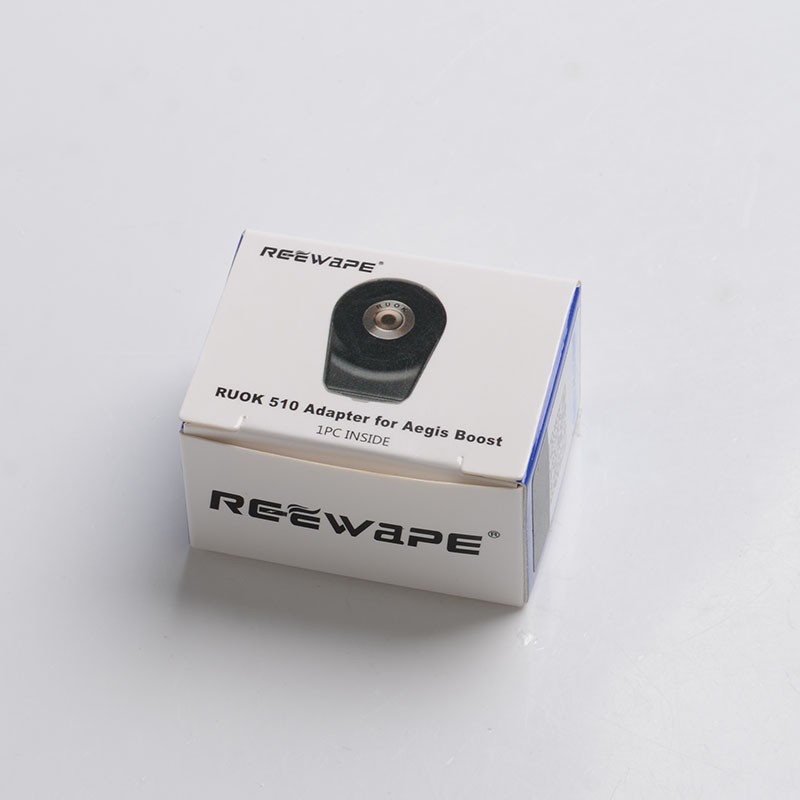 Authentic Reewape RUOK 510 Thread Adapter Connector for GeekVape Aegis Boost Pod System Vape Kit - Black