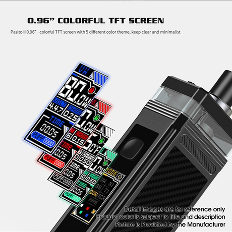 Authentic Smoant Pasito II 2 V2 80W 2500mAh TC VW Pod Mod Vape Starter Kit 1~80W