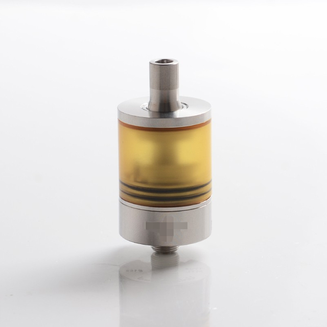 SXK Holy Atty Patibulum Unleashed Style MTL RTA Rebuildable Tank Vape Atomizer - Silver, 316SS + PEI, 3.5ml, 22mm Diameter