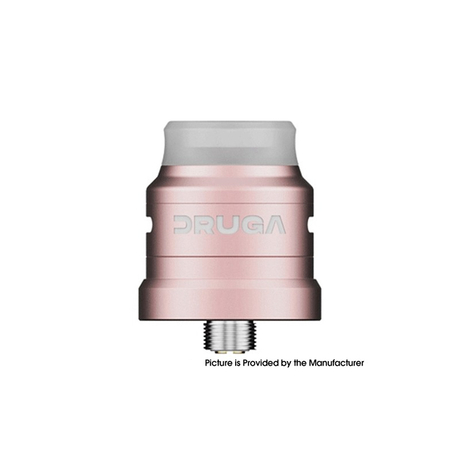 Authentic Augvape Druga S RDA Rebuildable Dripping Vape Atomizer w/ BF Pin Single Coil 22mm