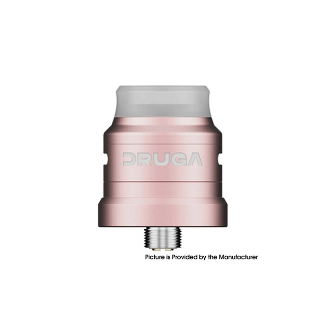 Authentic Augvape Druga S RDA Rebuildable Dripping Vape Atomizer w/ BF Pin Single Coil 22mm