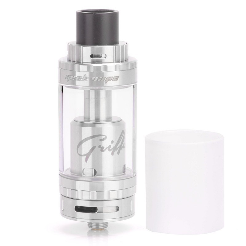 Autentico Geek Vape Griffin 25 6ml RTA Atomizzabile acciaio inossidabile Atomizzatore di serbatoio ricostruibile + vetro, flusso d'aria superiore