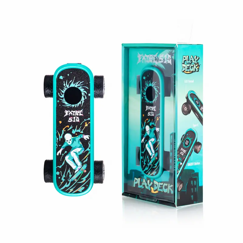 Extrre PlayDeck 510 Thread Battery - Tensão variável, tela digital, carregamento USB -C