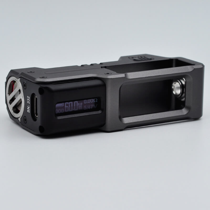 Аутентичный GD Mod S D.box V2 60W AIO Boro Mod VW 1 ~ 60W, 1 x 18650, чипсет Yihi SX600HL