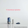 Rekavape Mission XV ARC Style Boro Drip Tip Set for BB / Billet Box — Titanium + Stainless Steel