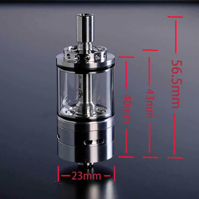 Authentic GDMODS MD-01 23mm MTL DL RTA – 5.5ml Capacity, Silver