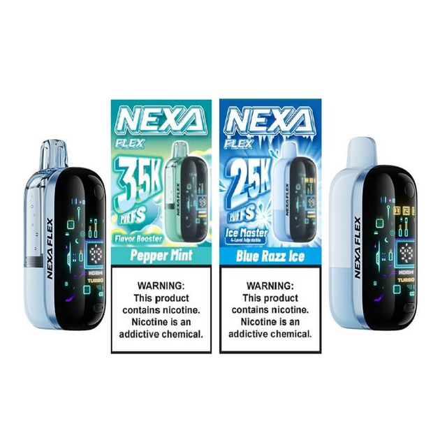 Nexa FLEX 18000 Puffs Disposable Vape – 1200mAh, 18ml, 5% Nicotine, Visible Design