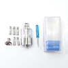 SXK Bastard V2 Style RTA – 3.5ml Rebuildable Tank Atomizer, Silver, 316 Stainless Steel + Acrylic, 22mm, 6 Air Pins Included