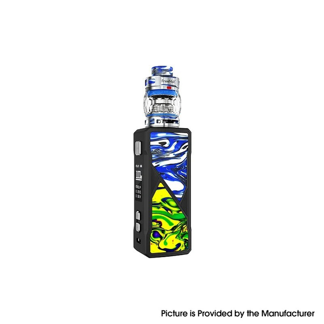 Authentic FreeMax Maxus 100W TC VW Box Mod + Fireluke 3 Tank Vape Kit Resin Edition, 5~100W, 1 x 21700/20700/18650, 5ml