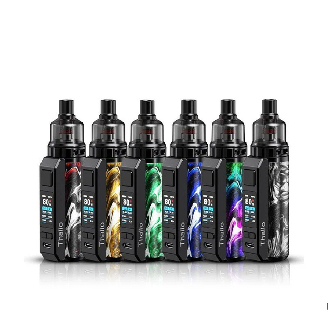 Authentic SMOK Thallo Pod Vape Mod Kit , VW 1~80W, 3000mAh, IQ-XS Chipset, RPM 2 Pod 5.0ml, 0.16ohm / 0.6ohm