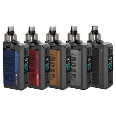 Authentic Voopoo Drag Max 177W VW Pod System Vape Box Mod Kit, 5~177W, 2 x 18650, 4.5ml, 0.15 / 0.2ohm