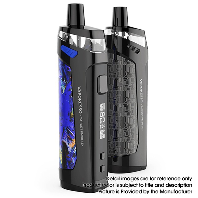 正規品Vaporessoターゲット PM80 SE 80W VW ボックスModポッド システムVapeスターター キット、4.0ml、0.2ohm / 0.6ohm、5~80W、1 x 18650