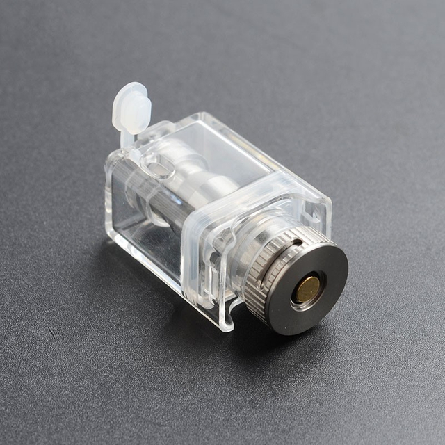 Authentic Ohm Vape AIO RBA Coil Head + Pod Cartridge for Ohm Vape AIO / Dotmod AIO Pod Kit - Silver + Transparent