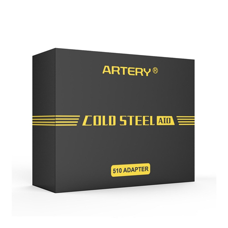 Authentic Artery Cold Steel AIO Kit Replacement 510 Adapter Connector - Black (1 PC)