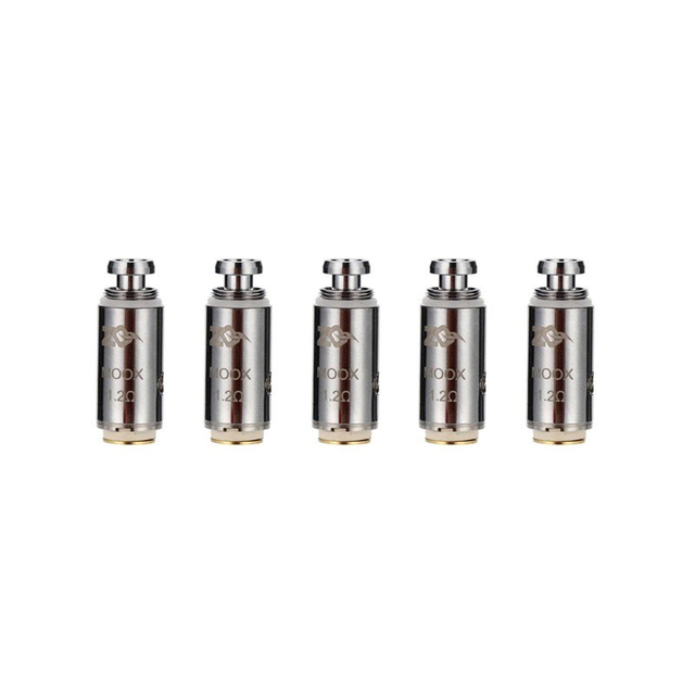 Аутентичный ZQ Moox System System System System Heald Head - 1,2 Ом, Ni -Chrome, Mtl Vaping (5 шт.