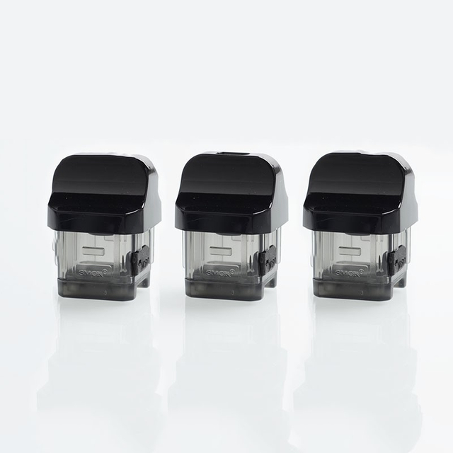 Authentic SMOK Tech SMOK RPM40 Pod Kit Penggantian Nord Pod Cartridge - Black + Translucent Grey, 4.5ml (3 PCS)