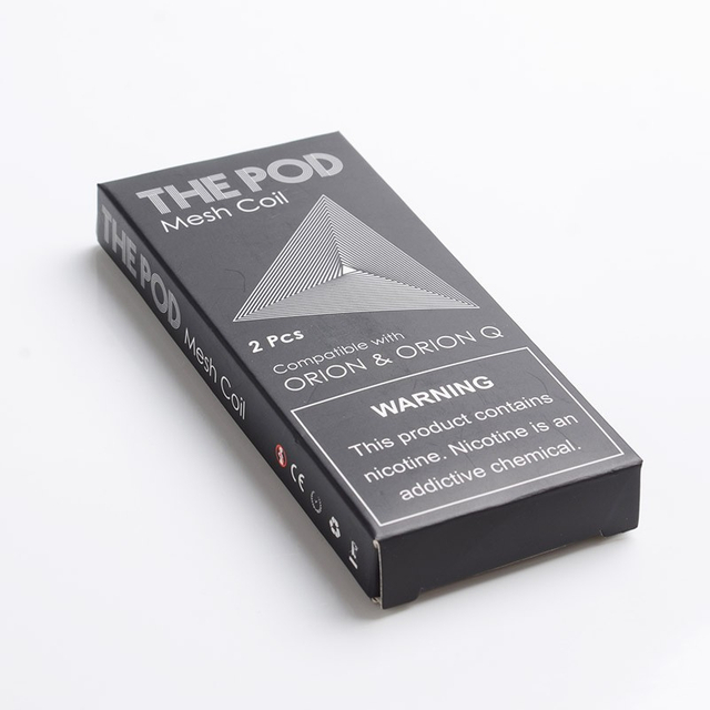 Replacement Pod Cartridge w/ 0.8ohm Mesh Coil for Lost Vape Orion Q - 2ml (2 PCS)