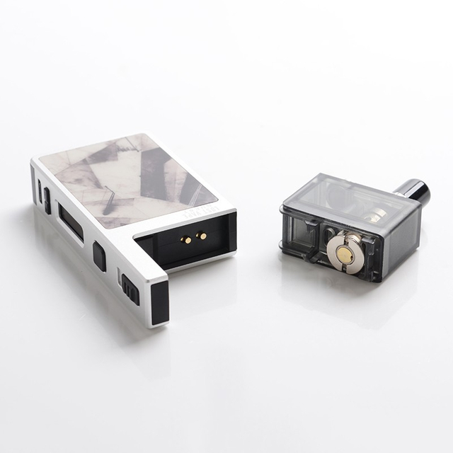 Authentic Lost Vape Q Ultra AIO 40W 1600mAh VW Pod System MTL / DL Vape Starter Kit - Marble White,0.6ohm, 4ml, 5~40W