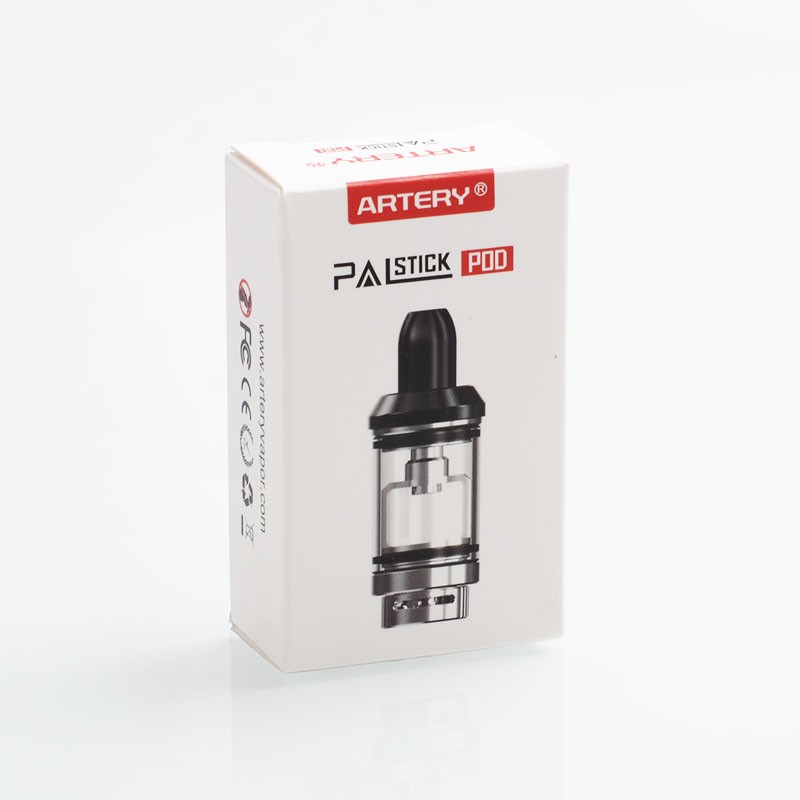 Authentic Artery PAL Stick Pen Kit Replacement Empty Cartomizer - Black, 1.6ml